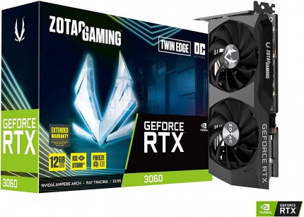 Die Zotac Geforce RTX 3060 Twin Edge kann man bei der Amazon Gaming Week mit 70% Rabatt kaufen.