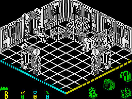 So fing alles an: Das 1986 veröffentlichte Batman erschien für Amstrad PCW / CPC, ZX Spectrum und MSX. Es war eher ein Knobelspiel.