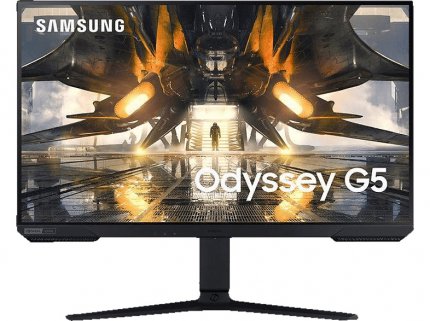 Den sehr guten Gaming-Monitor Samsung Odyssey G5 mit 27 Zoll, WQHD und 165 Hz kann man bei Media Markt für weit weniger als den halben Preis kaufen - günstig wie nie!