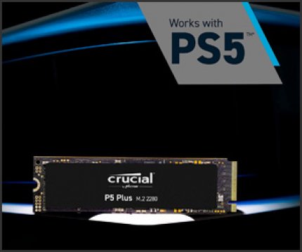 Die PS5-kompatible SSD Crucial P5 Plus mit 1 TB gibt es beim Amazon Prime Day zum Tiefstpreis - günstig wie nie!