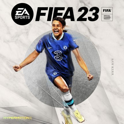 Sam Kerr auf dem FIFA 23 Cover*