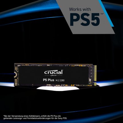 Die PS5-kompatible SSD Crucial P5 Plus mit 1TB gibt es bei Amazon fast 40% günstiger.