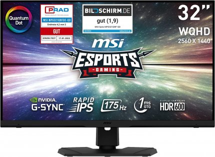 MSI Optix MPG321QRFDE QD 32 Zoll 2K Quantum Dot Gaming Monitor