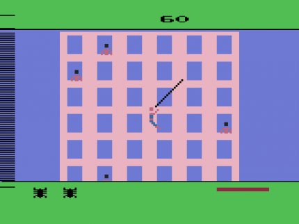 Mit Spider-Man nahm im Jahr 1982 alles seinen Anfang. Das erste Spidey-Spiel erinnerte stark an Donkey Kong und ließ die Spinne Wolkenkratzer hochkraxeln.