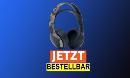 Das Sony Pulse 3D Wireless Headset für die PS5 kann man jetzt in der neuen Farbe Grey Camouflage vorbestellen.
