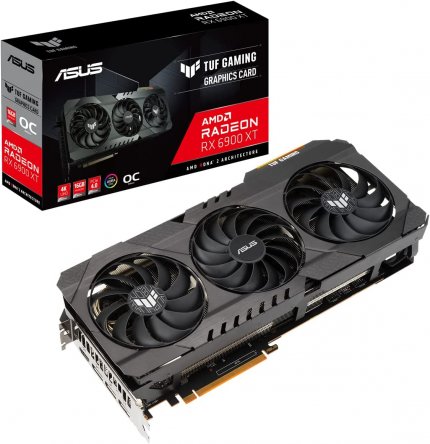 Mit sagenhaften 45% Riesen-Rabatt bei Amazon bestellen: Asus TUF Gaming Radeon RX 6900 XT OC Gaming Edition mit 16GB.