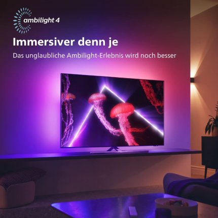 Günstig wie nie kann man beim Prime Day den Philips OLED TV mit 55 Zoll, 4K UHD, 120 Hz und Ambilight4-Hintergrundbeleuchtung kaufen.