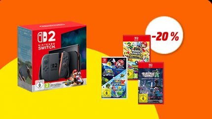 20% Extra-Rabatt auf zahlreiche Games für Switch und Switch 2.