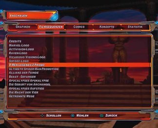 X-Men Legends II: Rise of Apocalypse - Cheat
