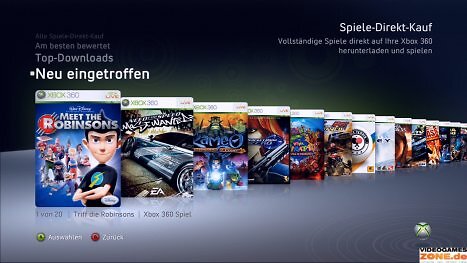 Xbox 360 Games On Demand: Diese Spiele stehen zum Download bereit