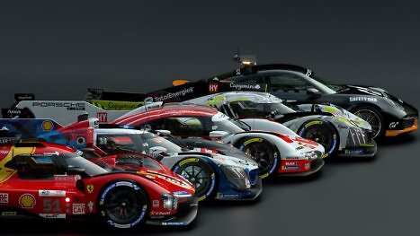 Das neue Update 1.70 bringt 5 neue Autos (im Bild zu sehen) und fünf neue Strecken in drei Rennveranstaltungen.