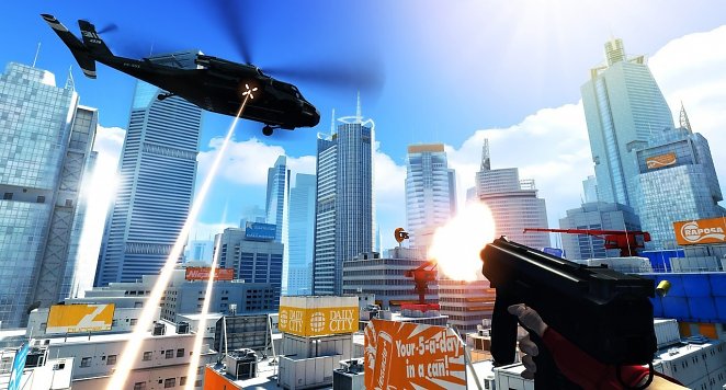 Mirror's Edge - grafisch entzückend, spielerisch nicht abwechslungsreich. Beides kombiniert ergibt ... na? Genau! Mirror's Edge 2!