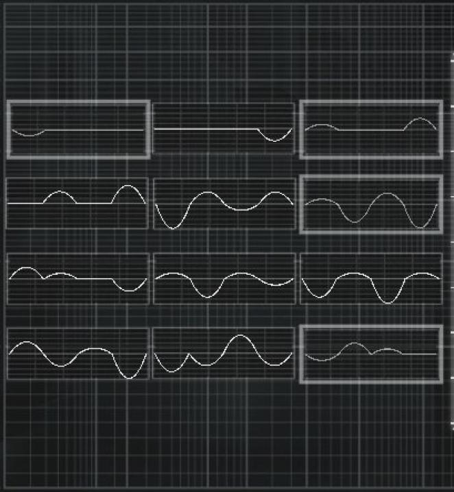 Assassin's Creed: Brotherhood Komplettlösung: Glyphen-Rätsel Nr. 9: Aus diesen vier Wellenmustern entsteht das gewünschte Resultat.