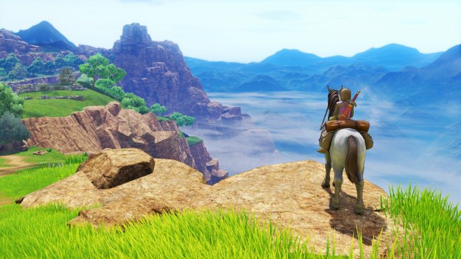 Viele Aussichtspunkte laden mit ihren großartigen Vistas mal zum Verweilen ein - die Welt von Dragon Quest 11 ist einfach wunderschön.
 