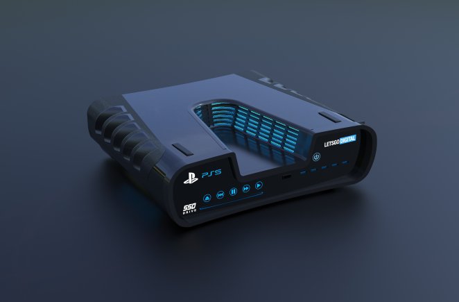 Ein mögliches Design der PS5 kursierte schon seit Monaten im Netz.