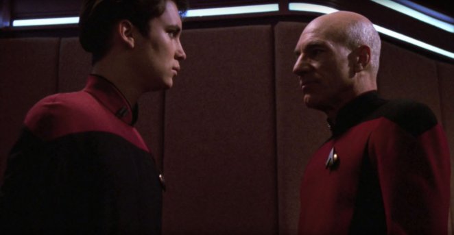 Wahrheit ist der Grundstein, auf dem die Sternenflotte erbaut wurde. Und Captain Picard macht das Wesley in einer Rede unmissverständlich klar. &nbsp;