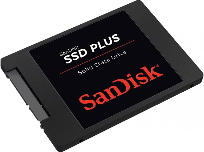 SANDISK PLUS Festplatte, 1 TB SSD SATA 6 Gbps, 2,5 Zoll, intern