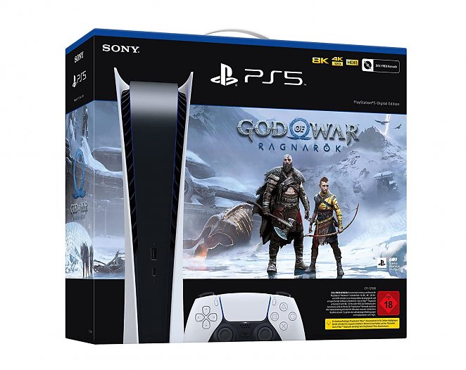 PS5 Digital Edition - God of War Ragnarök Bundle (Download Code)