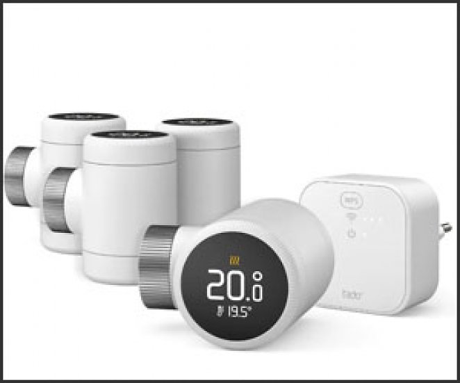 tado° Smartes Heizkörper-Thermostat X - Quattro Pack