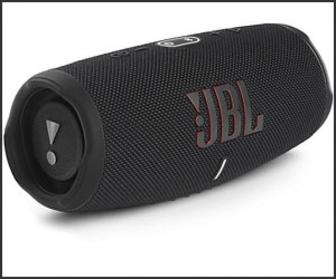 JBL Charge 5 Bluetooth Lautsprecher, Schwarz, Wasserfest