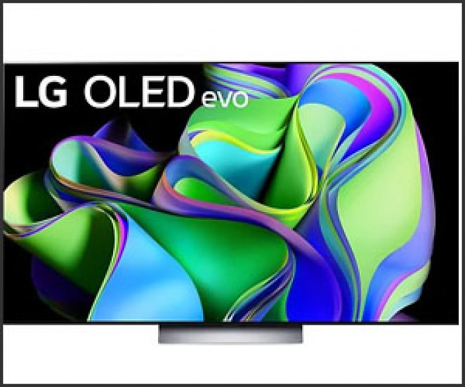 LG OLED65C31LA OLED evo TV (Flat, 65 Zoll / 165 cm, QLED 4K, SMART TV, webOS 23)