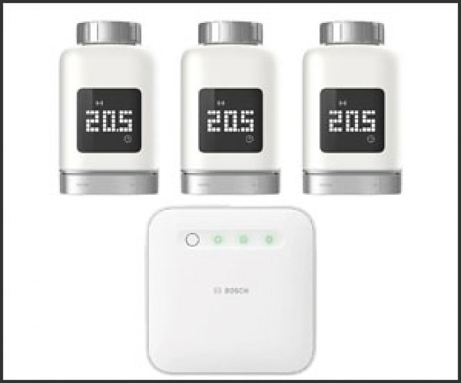 Bosch Smart Home - Starter Set Heizung II mit 3 Thermostaten