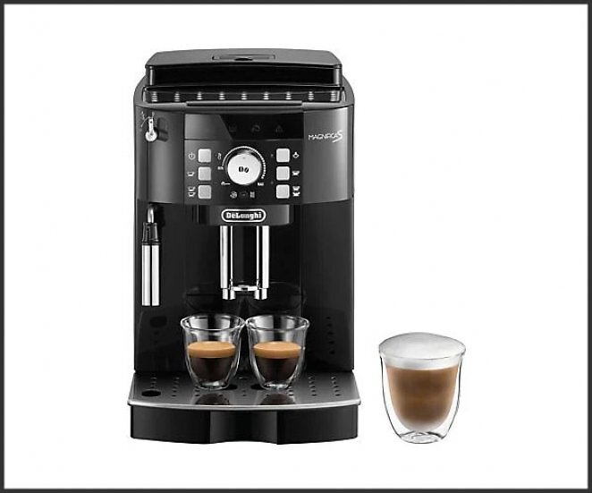 DELONGHI Magnifica S ECAM21.116.B - 5 Kaffeespezialitäten Kaffeevollautomat Schwarz