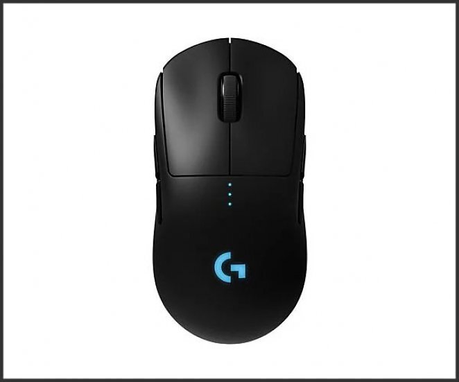 LOGITECH G PRO Wireless Gaming Maus, Schwarz