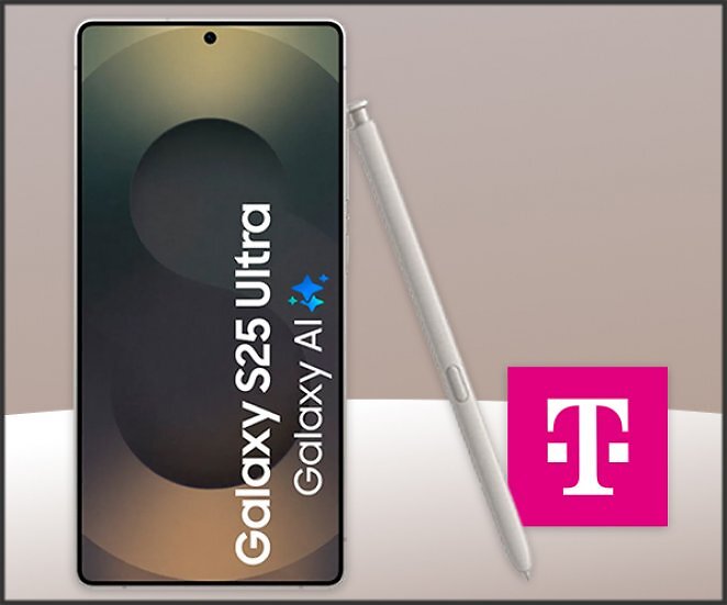 Samsung S25 Ultra mit 60 GB im Telekom-Netz