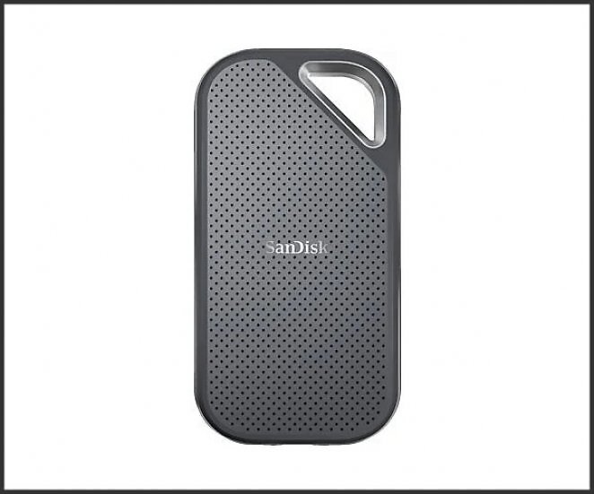 SANDISK Extreme PRO® portable Festplatte, 2 TB SSD, extern, Grau