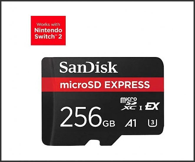 SANDISK Express (funktioniert mit Nintendo Switch 2), Micro-SD Speicherkarte, 256 GB