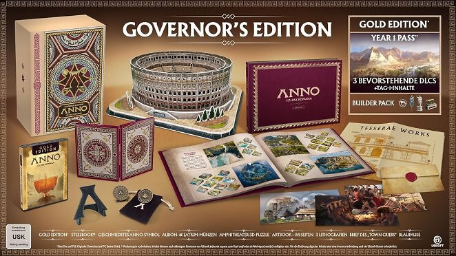 Die Governor's Edition bietet für 159,99 Euro eine Fülle an physischen und digitalen Inhalten.
