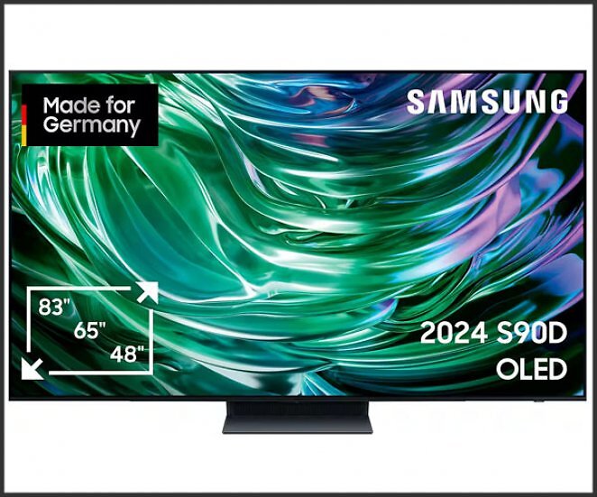 SAMSUNG OLEDGQ55S90D OLED TV (Flat, 55 Zoll / 138 cm, OLED 4K, SMART TV, Tizen)