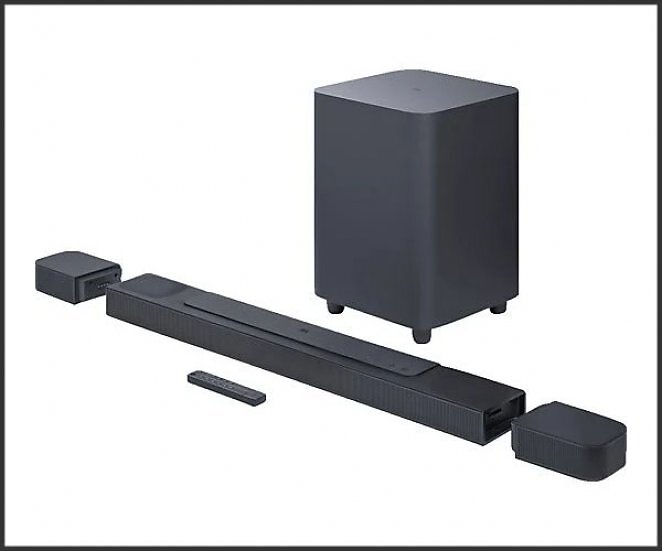 JBL Bar 800, True Dolby Atmos Soundbar mit abnehmbaren Surround-Lautsprechern, Schwarz