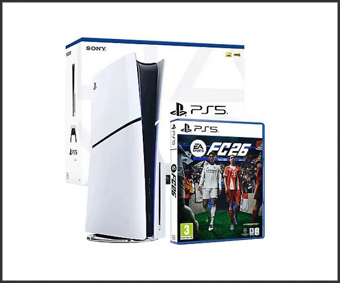 Playstation 5 Slim - Disc Edition Konsole + EA FC26 (1TB)
