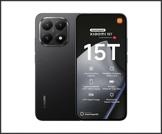 XIAOMI 15T 256 GB Black Dual SIM