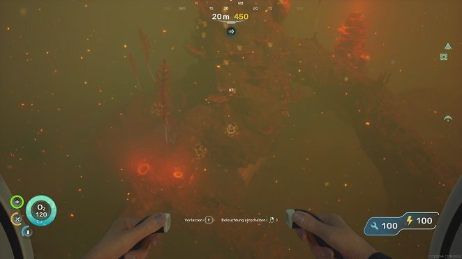 Auf dem Bild seht ihr Gold, welches ihr mit dem Schallresonator abbauen könnt.