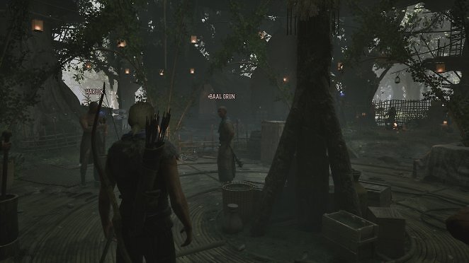 Direkt neben dem Gesicht von Baal Orun seht ihr den Eingang in Caines Hütte.