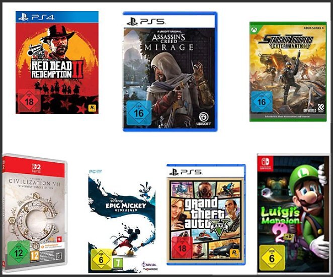 3 Games für 49€: PS5, PS4, Switch, Switch 2, PC & Xbox-Konsolen