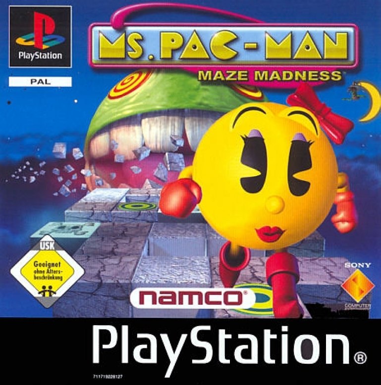 Ms. Pac-Man Maze Madness (PSOne)