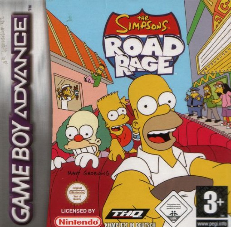The Simpsons Road Rage (GBA)