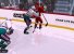 Der Puck kann wie im richtigen Eishockey an der Bande abgeschirmt werden.