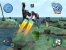 Per Jetpack versucht der Wurm, sich eine bessere Position zu erarbeiten.