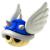 Während es bei Super Mario Kart, dem ersten Teil der Reihe, das meist gehasste Item der Serie noch nicht gab, stieß der blaue Panzer erst mit Mario Kart 64 in die Rennspiel-Reihe. Grund war übrigens, dass "zu gute" Fahrer daran gehindert werden sollten, mit zu viel Vorsprung auf den Rest den N64-Prozessor zu überlasten...