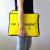 Laptop-Tasche im Desktop-Ordner-Icon-Format.