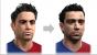 Xavi vom FC Barcelona in PES 2009 (links) und PES 2010.