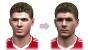 Steven Gerrard von Liverpool FC in PES 2009 (links) und PES 2010.