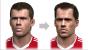 Jamie Carragher von Liverpool FC in PES 2009 (links) und PES 2010.