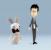 Logiktest: Diese beiden Menschen sind eigentlich beide Rabbids, außer einem. Welcher ist es?
