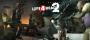 Bill und Francis aus Left 4 Dead (dt.) links im Bild. Rechts macht "Coach" aus Left 4 Dead 2 einem Zombie-Clown den Garaus.